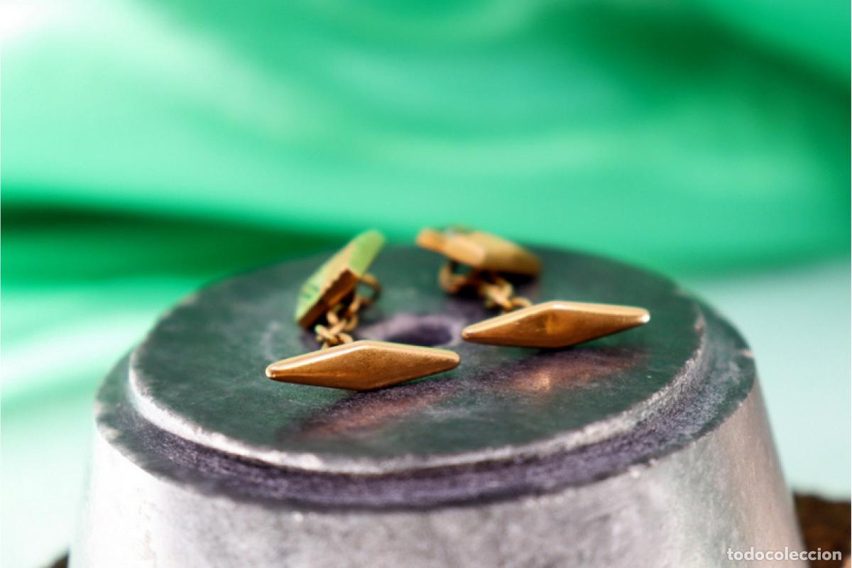 Joyeria: Gemelos de oro de 19,2 quilates - Foto 6