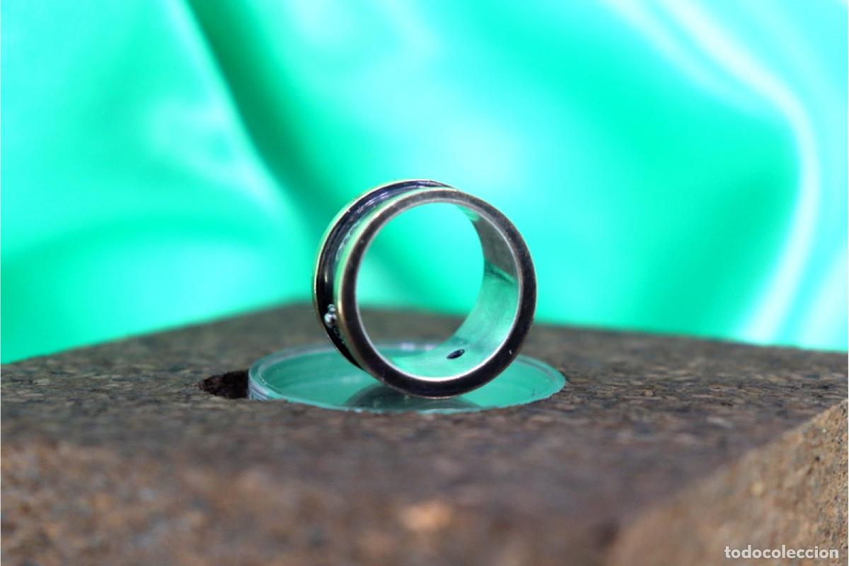 Joyeria: Anillo en oro y plata de 19,2K. - Foto 2