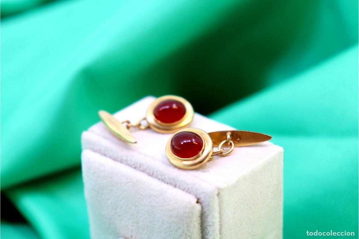 Joyeria: Gemelos de oro de 19,2 quilates - Foto 2