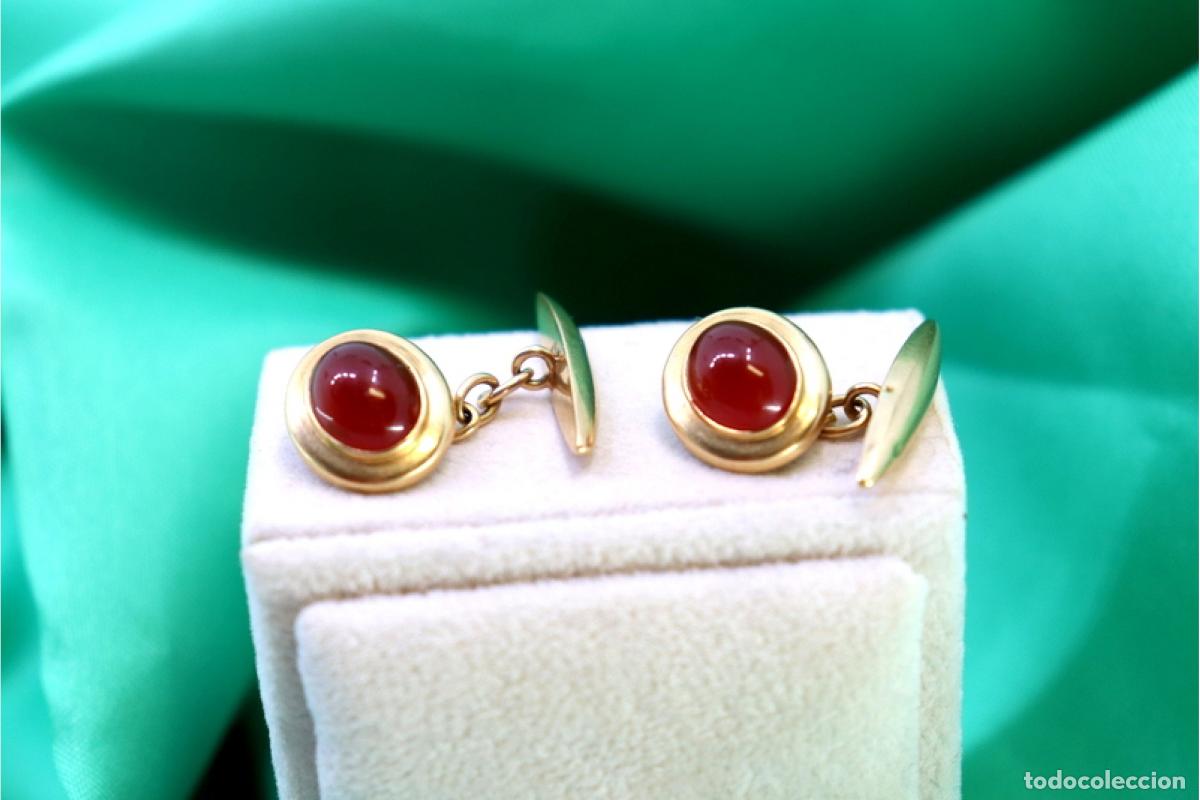 Joyeria: Gemelos de oro de 19,2 quilates - Foto 4