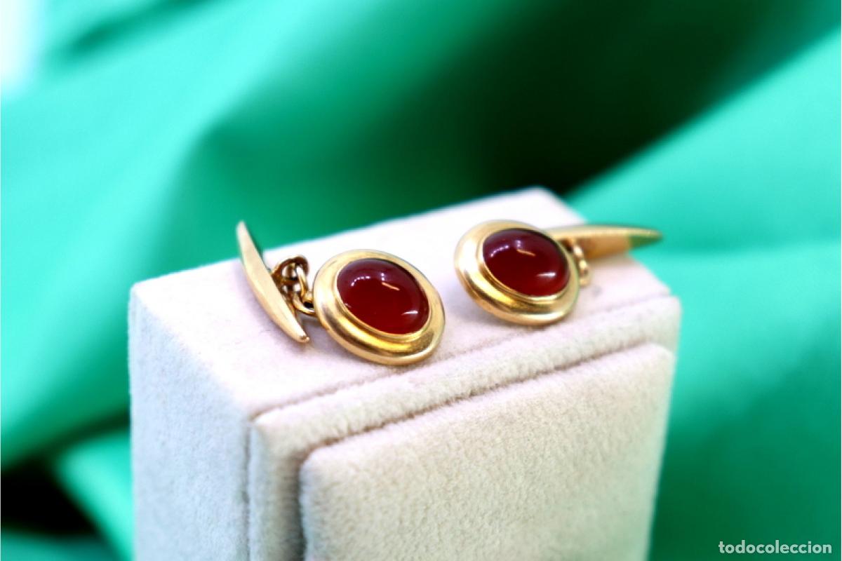 Joyeria: Gemelos de oro de 19,2 quilates