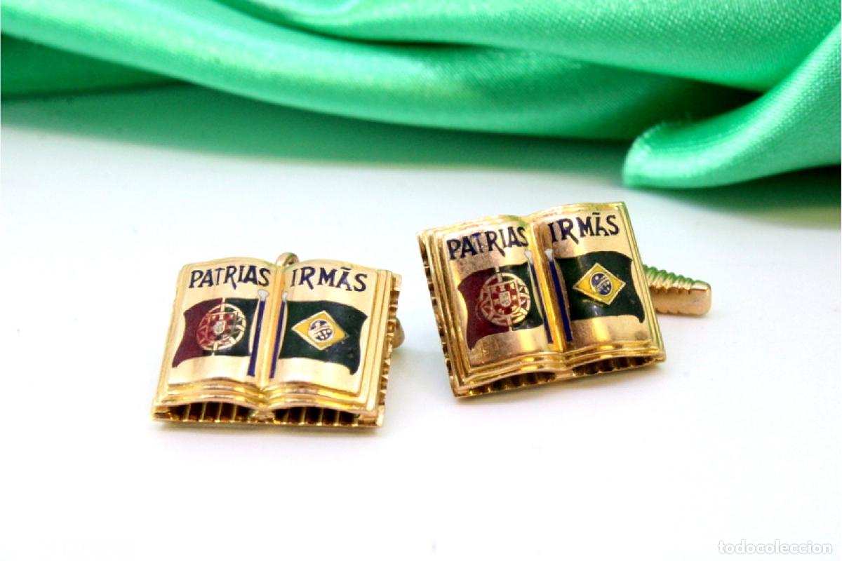 Joyeria: Gemelos de oro de 19,2 quilates