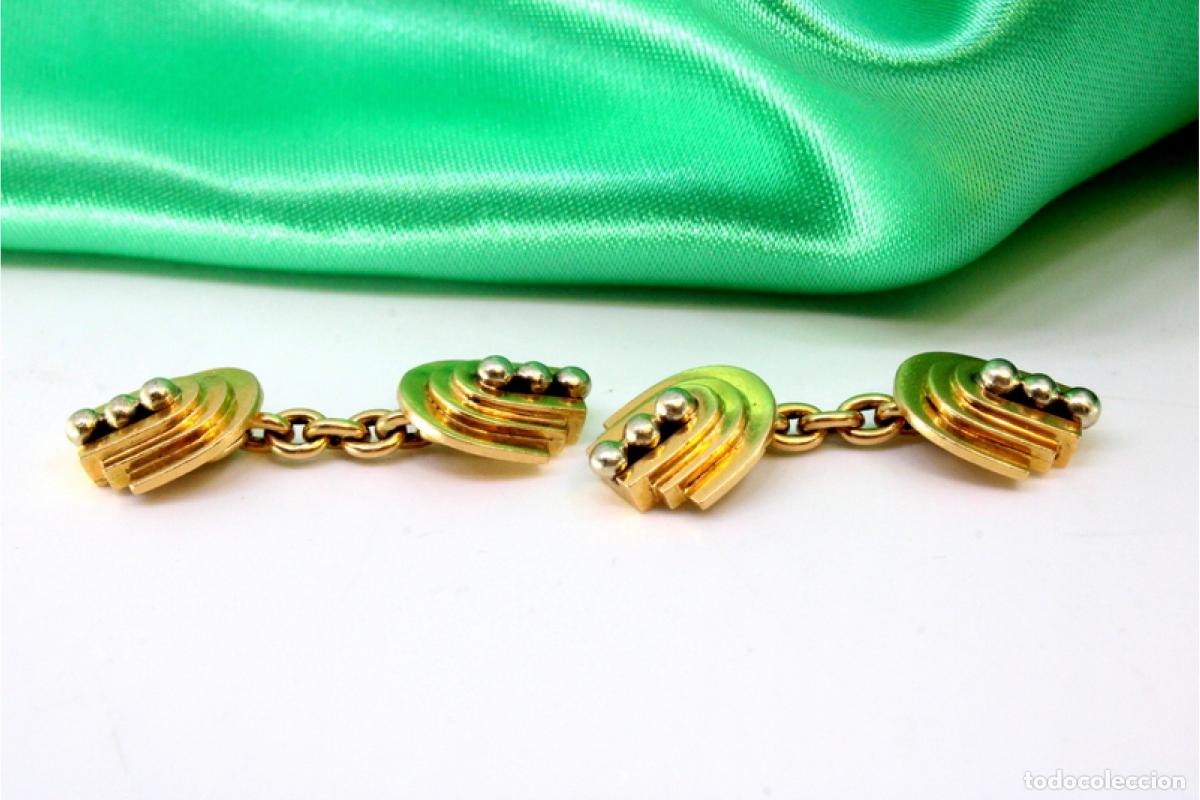 Joyeria: Gemelos de oro de 19,2 quilates - Foto 5