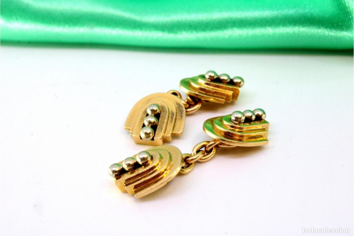 Joyeria: Gemelos de oro de 19,2 quilates - Foto 7