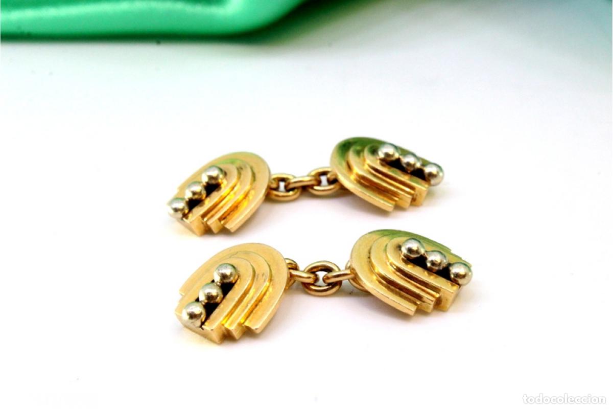 Joyeria: Gemelos de oro de 19,2 quilates