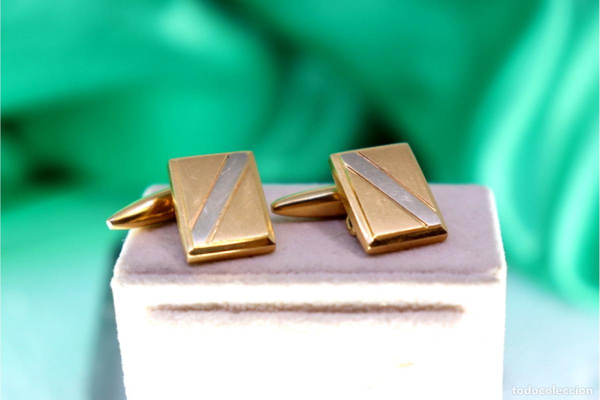 Joyeria: Gemelos de oro de 19,2 quilates - Foto 2