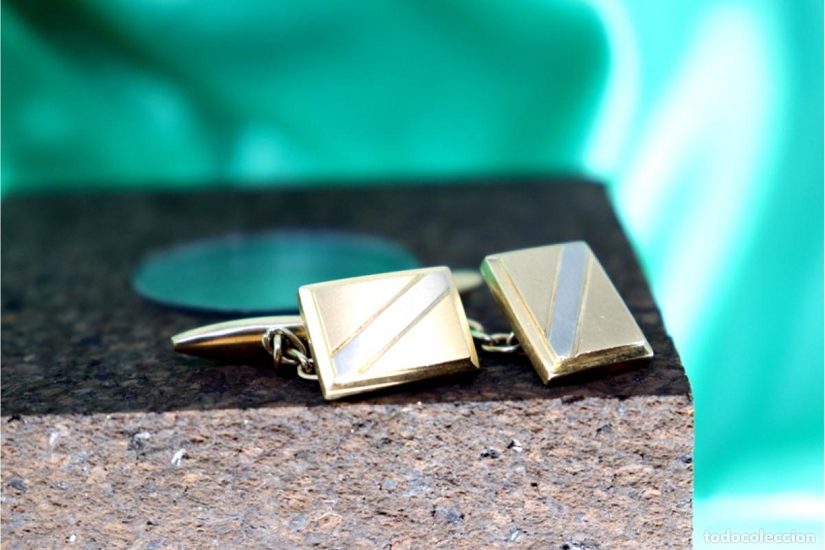 Joyeria: Gemelos de oro de 19,2 quilates - Foto 6