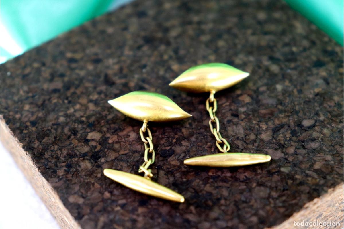 Joyeria: Gemelos de oro de 19,2 quilates - Foto 2