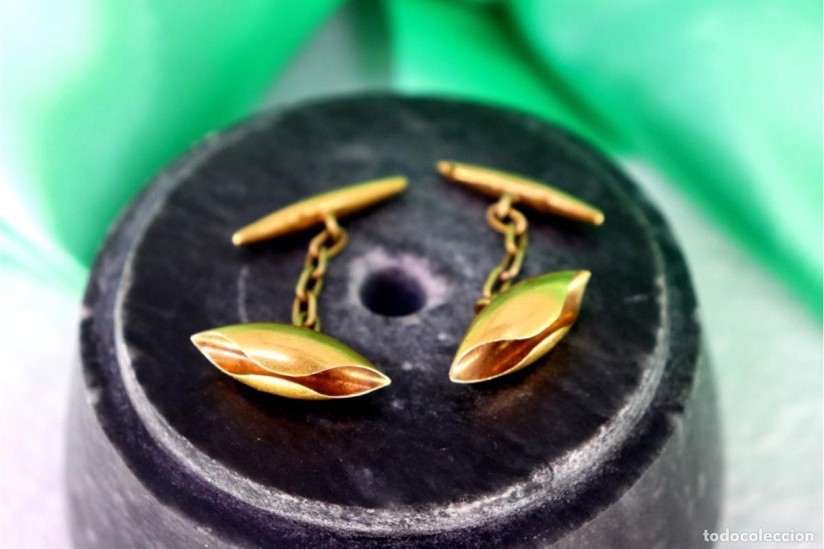 Joyeria: Gemelos de oro de 19,2 quilates - Foto 5