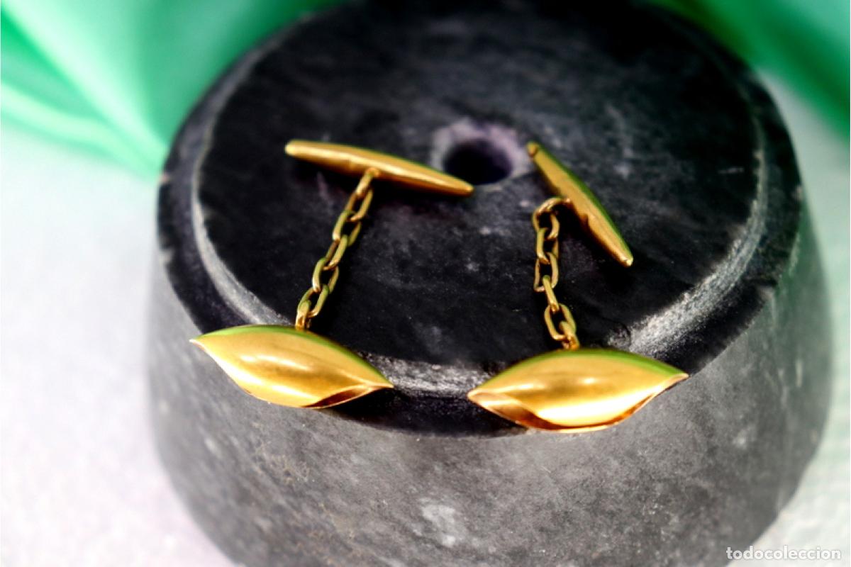 Joyeria: Gemelos de oro de 19,2 quilates - Foto 6