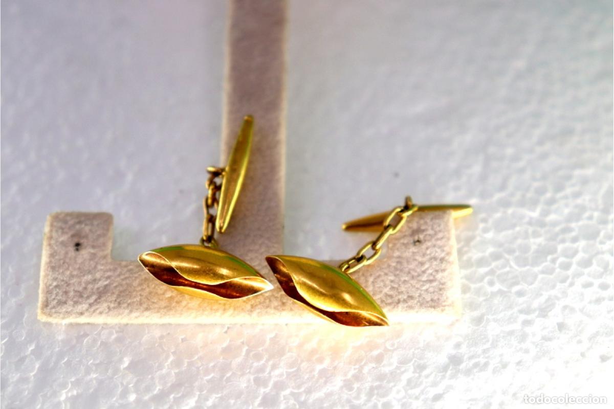 Joyeria: Gemelos de oro de 19,2 quilates - Foto 8