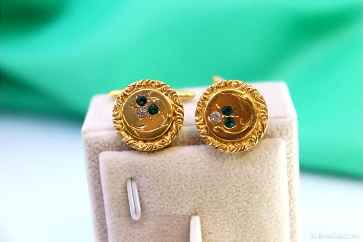 Joyeria: Gemelos de oro de 19,2 quilates - Foto 3