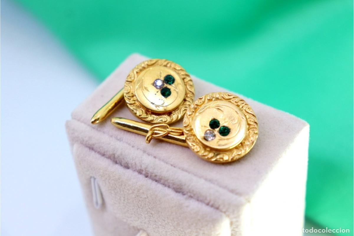 Joalheria: Gemelos de oro de 19,2 quilates