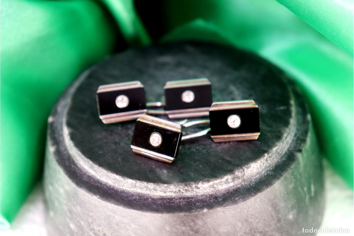 Joyeria: Gemelos en platino, &oacute;nix y diamantes. - Foto 7