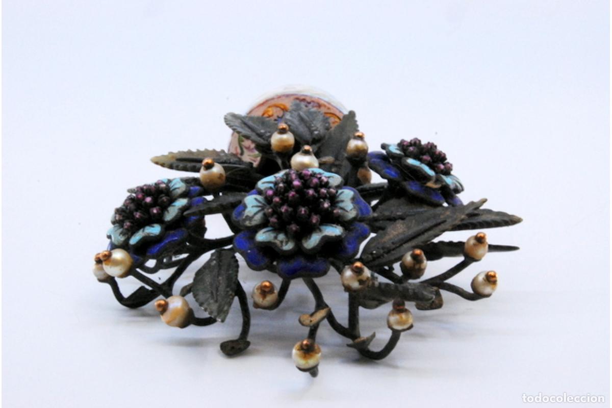 Joyeria: Ramo de flores, en oro y plata. - Foto 4