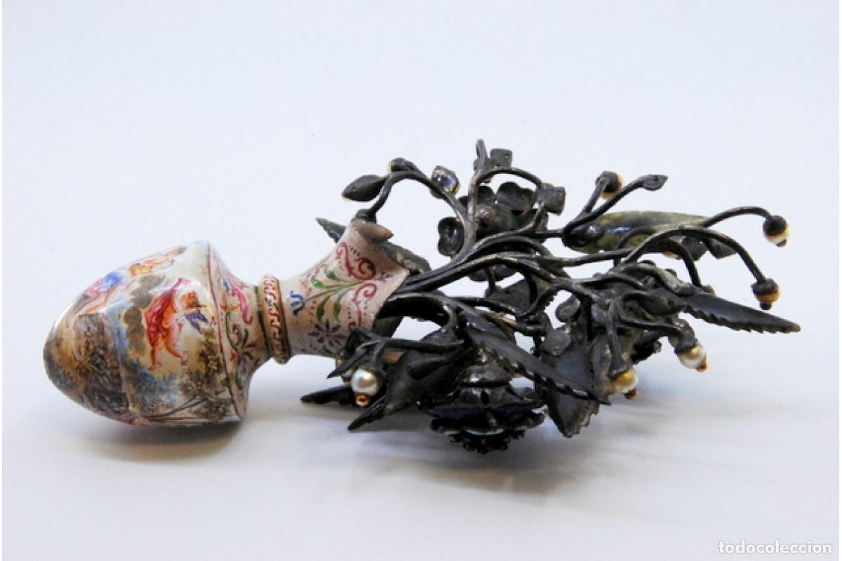 Joyeria: Ramo de flores, en oro y plata. - Foto 7