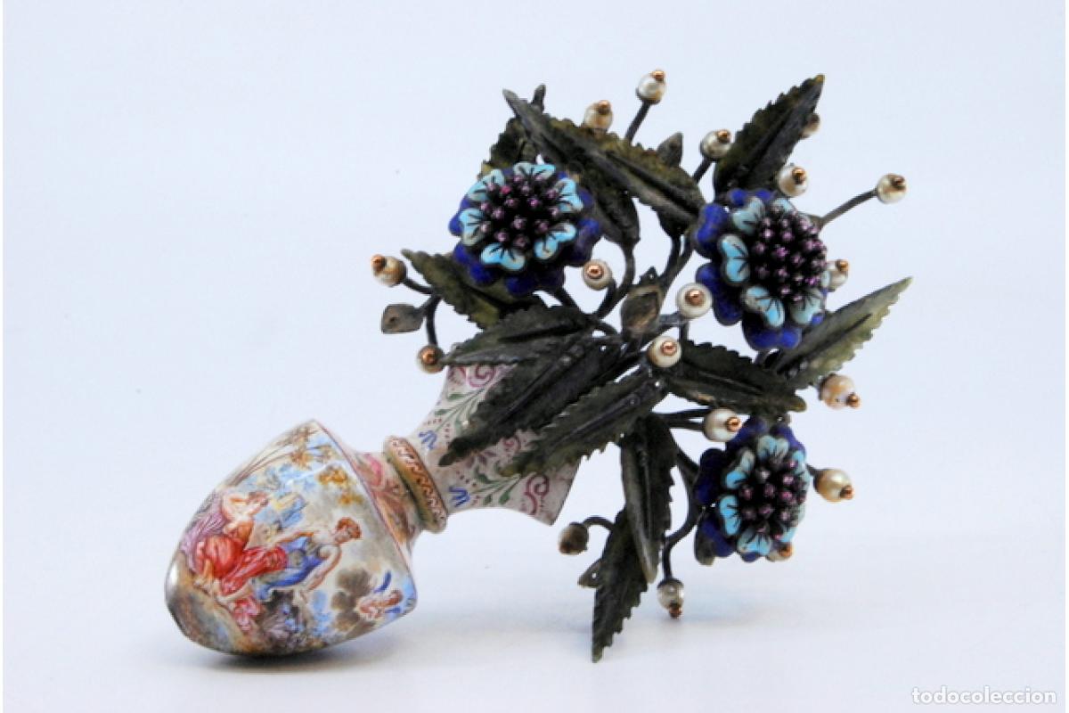 Joyeria: Ramo de flores, en oro y plata. - Foto 8