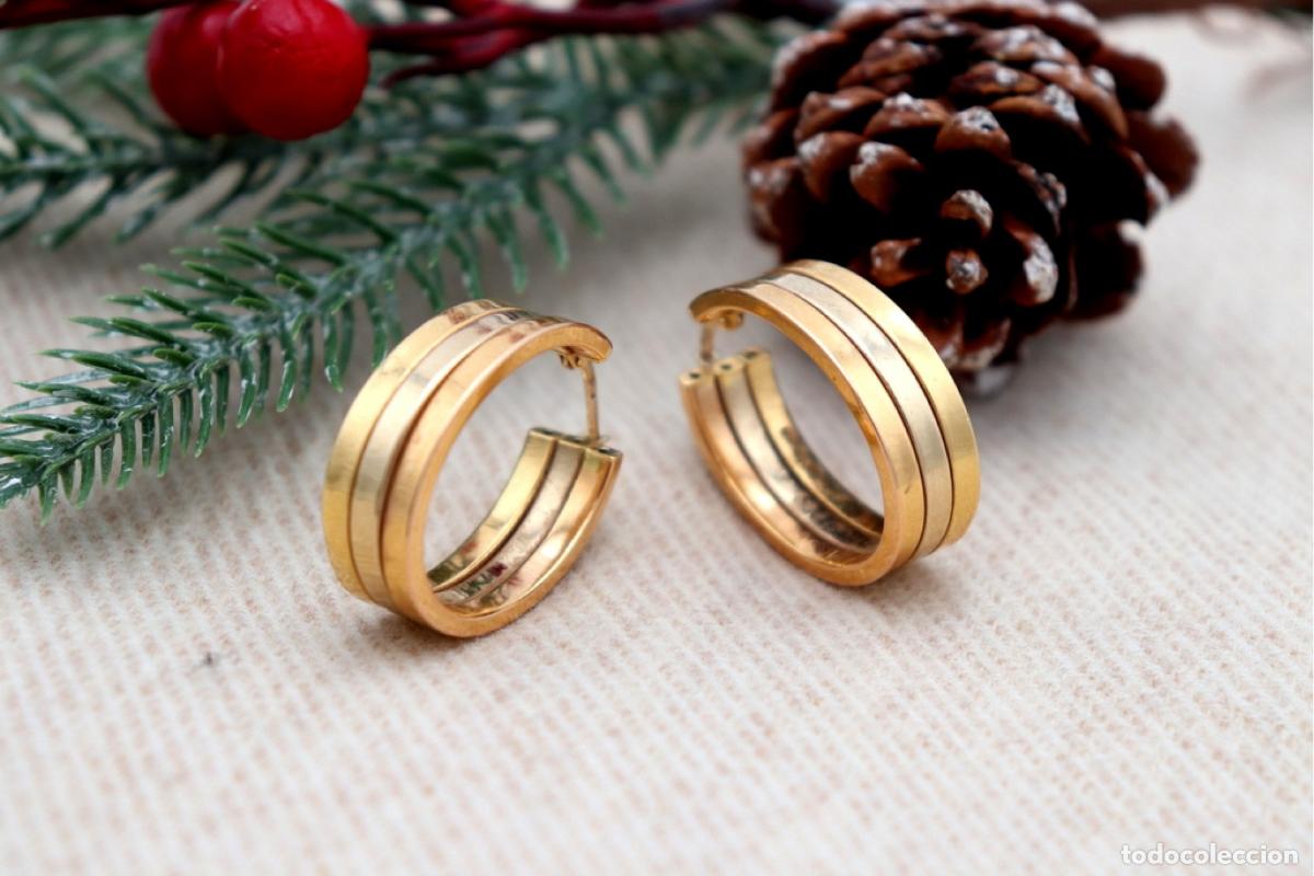Joyeria: Pendientes en Oro de 19,2K - Foto 3