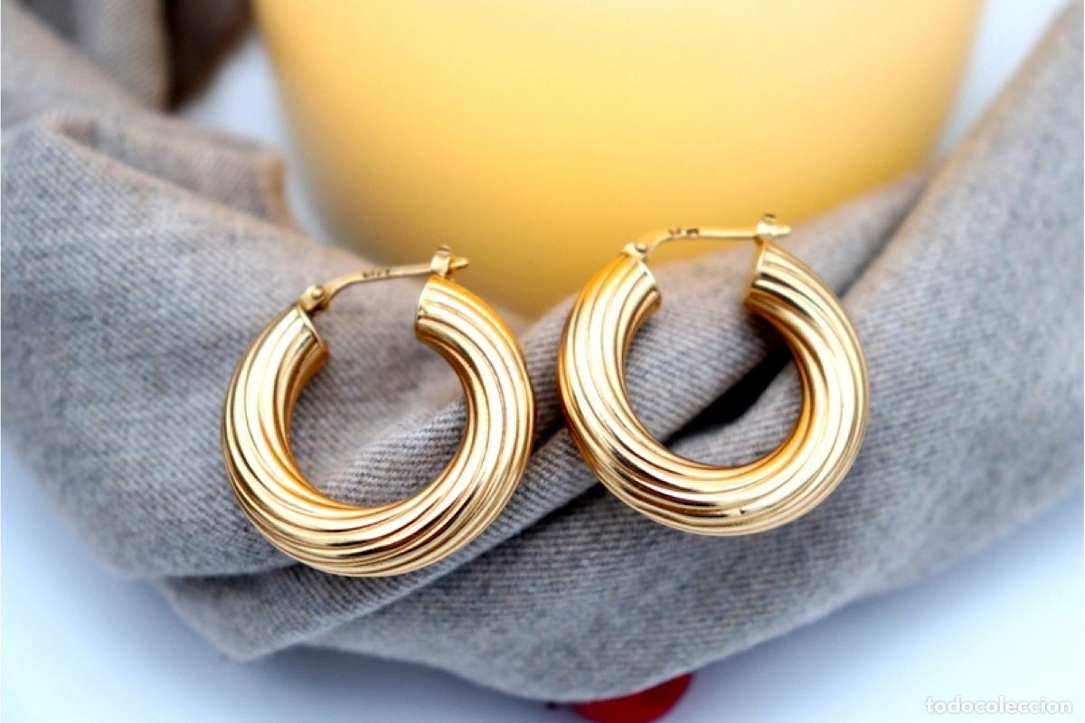 Joyeria: Pendientes en Oro de 19,2K - Foto 5