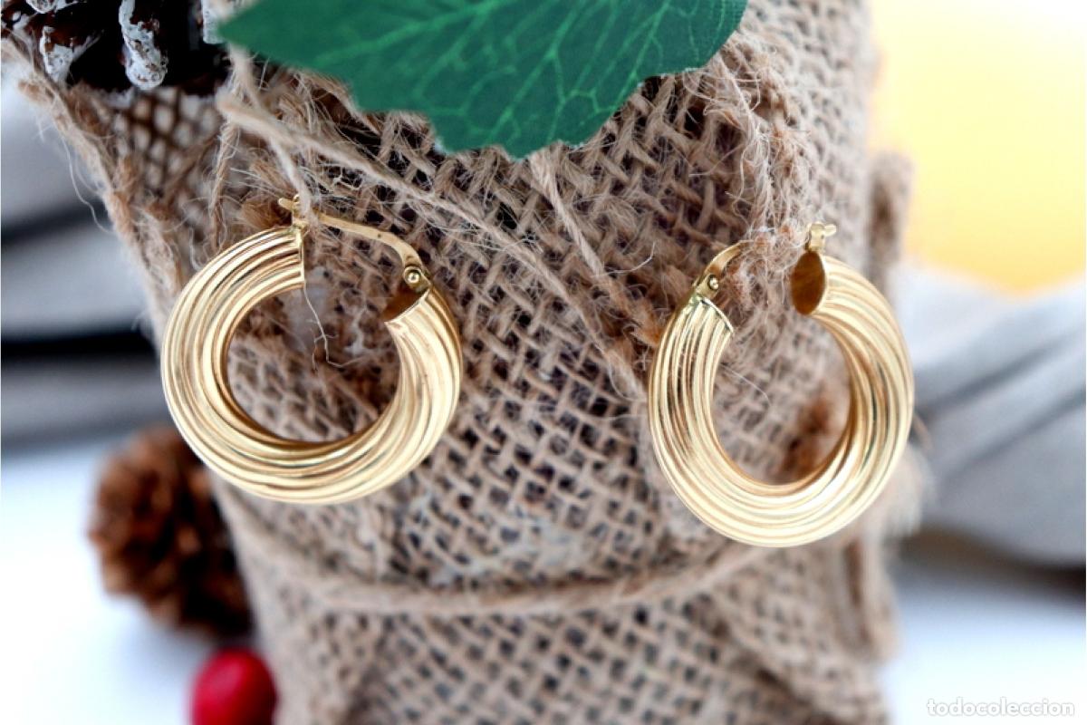 Joyeria: Pendientes en Oro de 19,2K - Foto 6