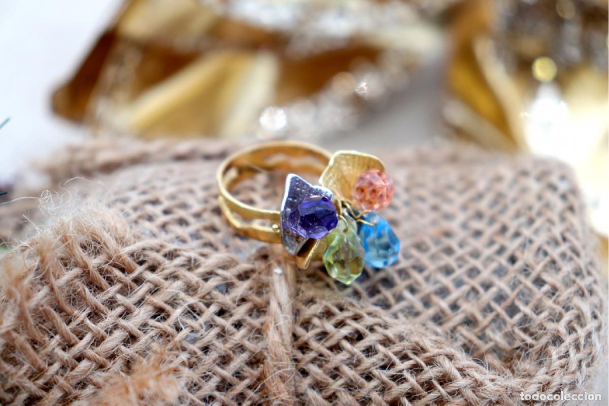 Joyeria: Anillo de oro tricolor de 19,2 quilates - Foto 5