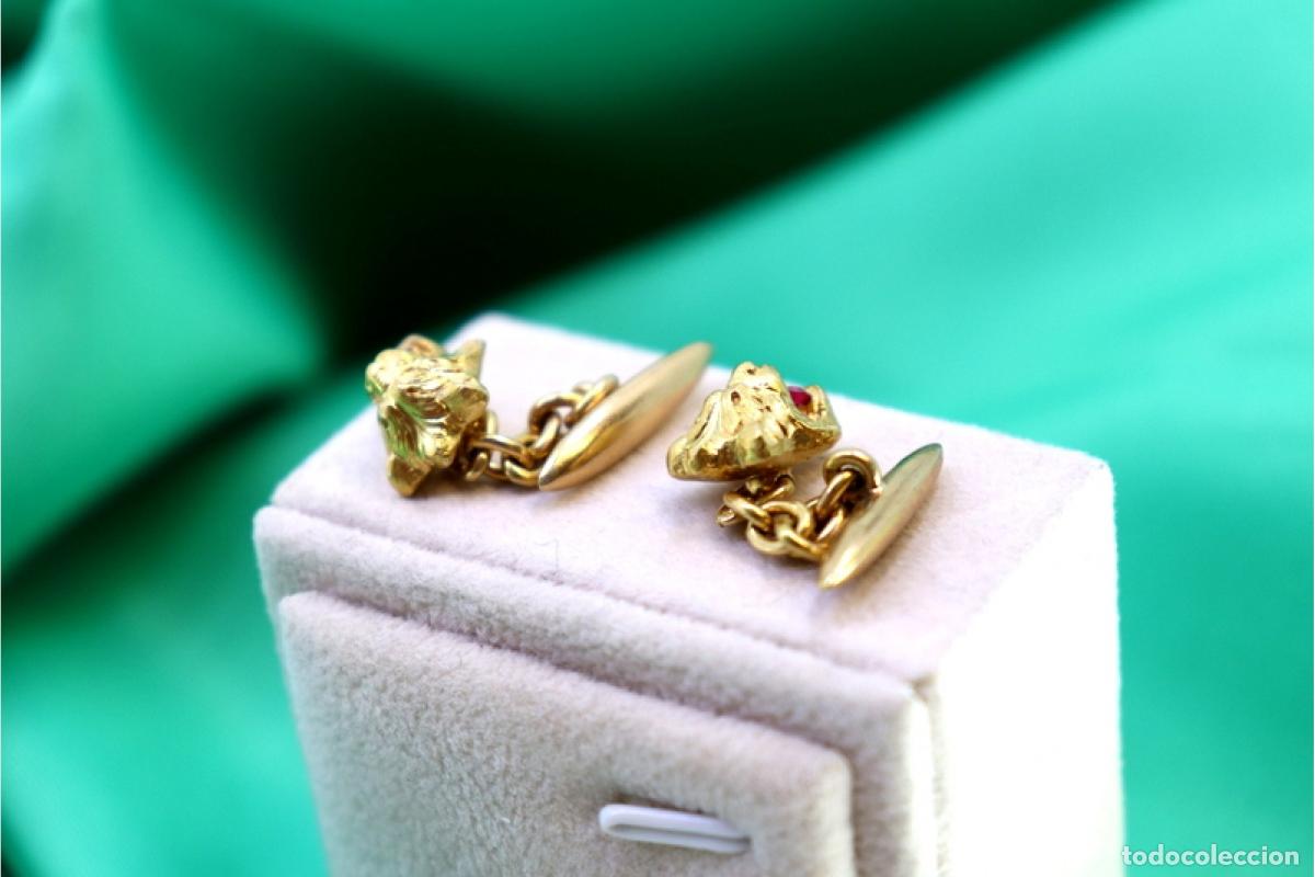 Joyeria: Gemelos de oro de 19,2 quilates - Foto 2