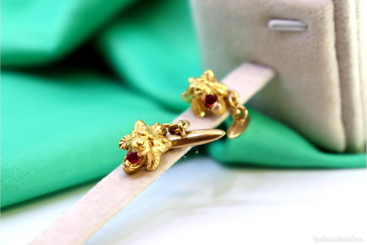 Joyeria: Gemelos de oro de 19,2 quilates - Foto 4