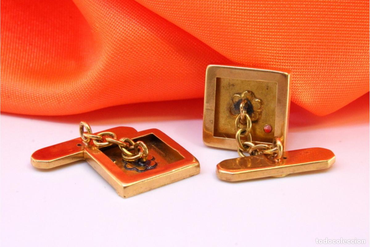 Joyeria: Gemelos de oro de 19,2 quilates - Foto 2