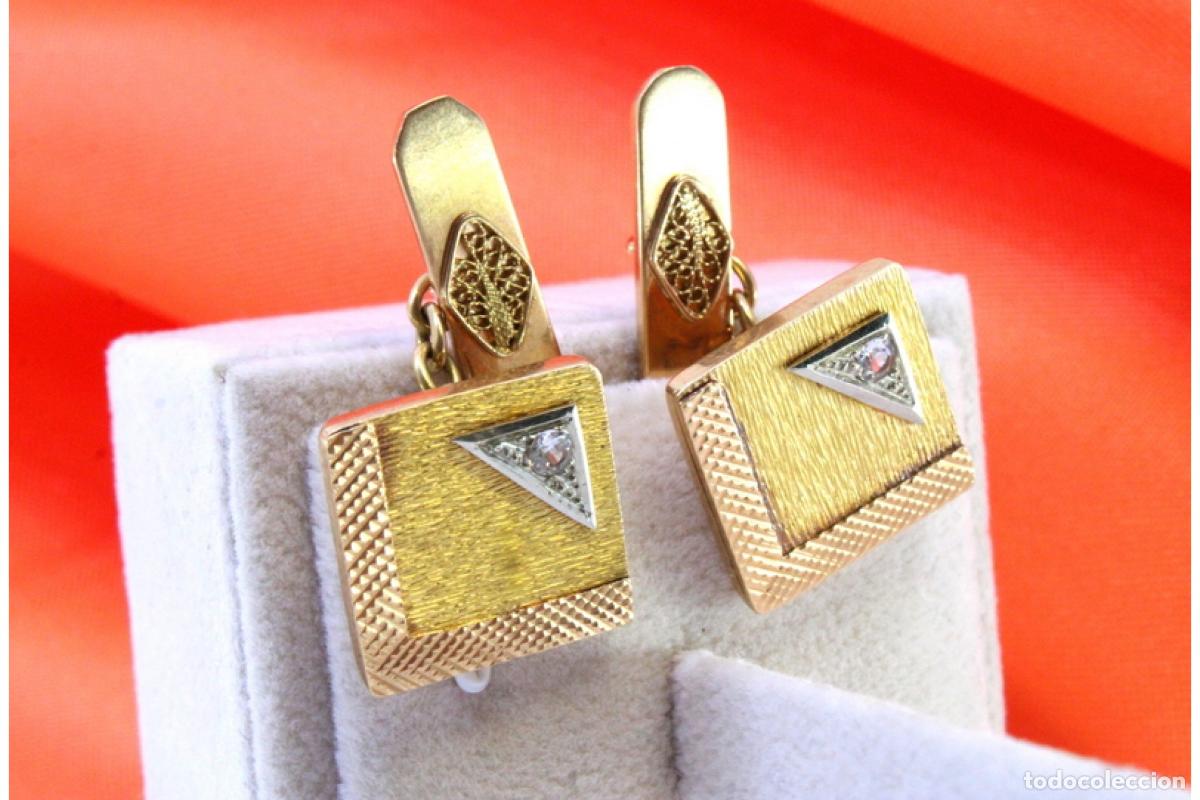 Joyeria: Gemelos de oro de 19,2 quilates - Foto 4