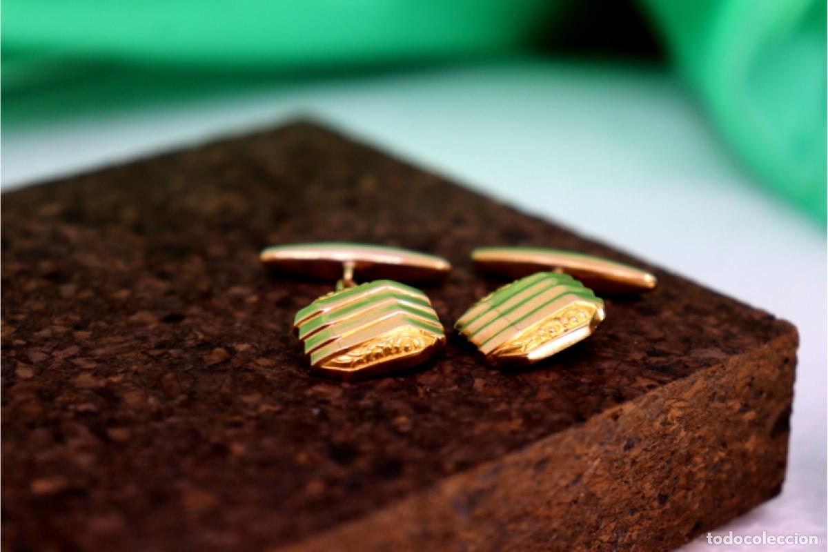 Joyeria: Gemelos de oro de 19,2 quilates - Foto 2