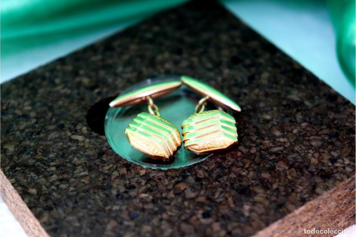 Joyeria: Gemelos de oro de 19,2 quilates - Foto 4