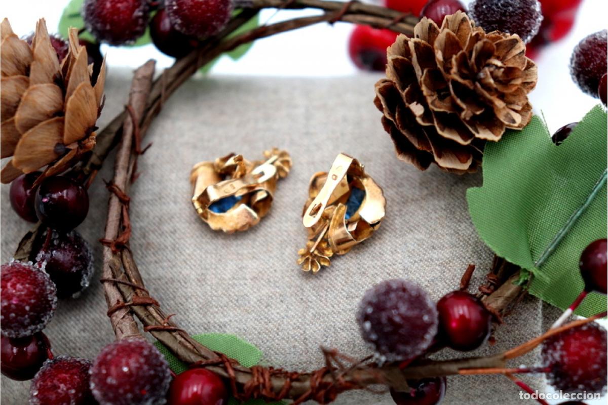 Joyeria: Pendientes de oro de 19,2 quilates - Art D&eacute;co - Foto 6