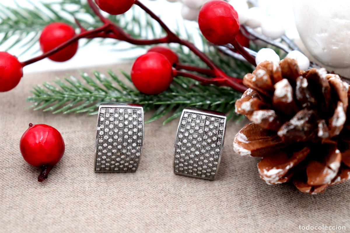 Joyeria: Pendientes de oro de 19,2 quilates con diamantes - Foto 6
