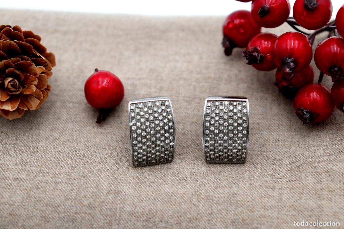 Joyeria: Pendientes de oro de 19,2 quilates con diamantes - Foto 7
