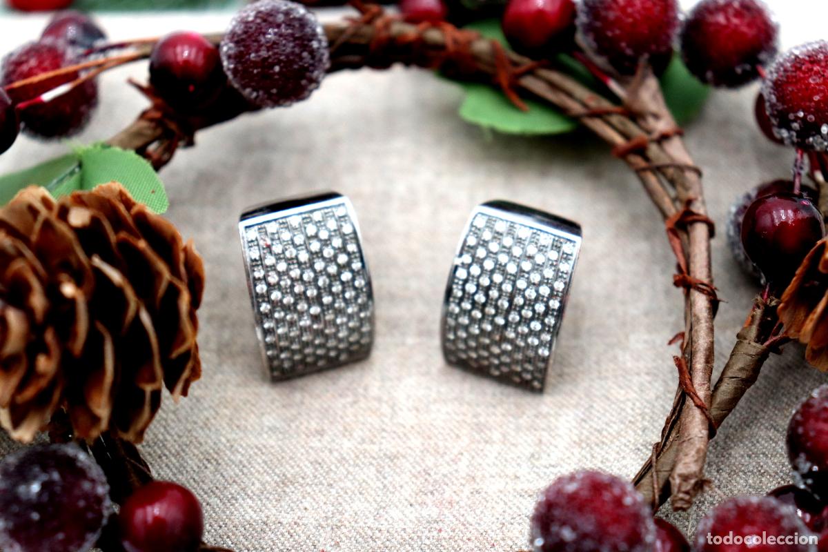 Joyeria: Pendientes de oro de 19,2 quilates con diamantes - Foto 1