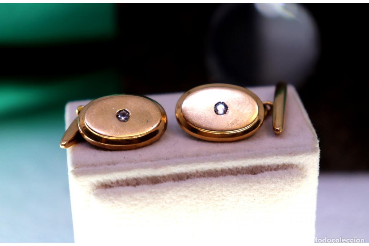 Joyeria: Gemelos de oro de 19,2 quilates - Foto 2