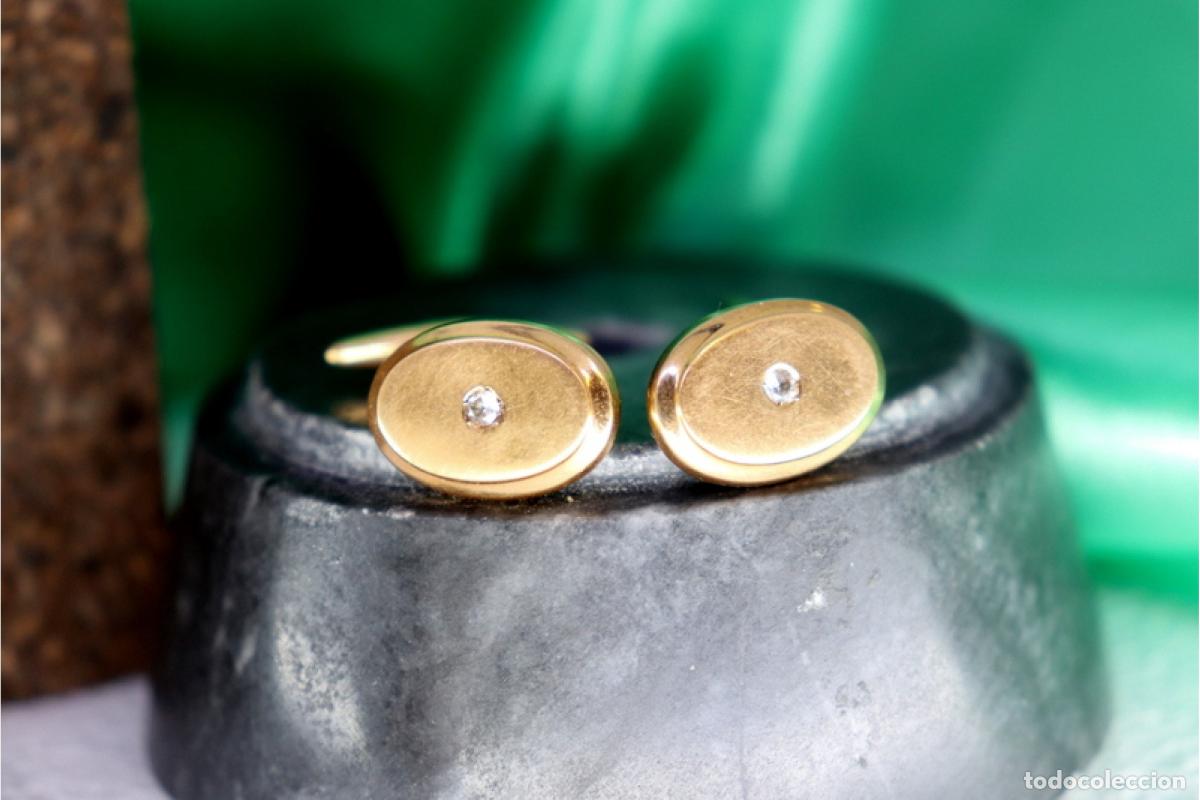 Joyeria: Gemelos de oro de 19,2 quilates - Foto 3