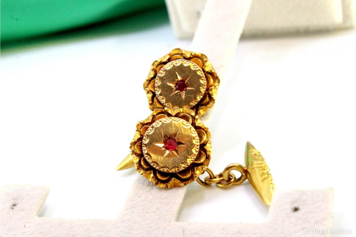 Joyeria: Gemelos de oro de 19,2 quilates - Foto 5