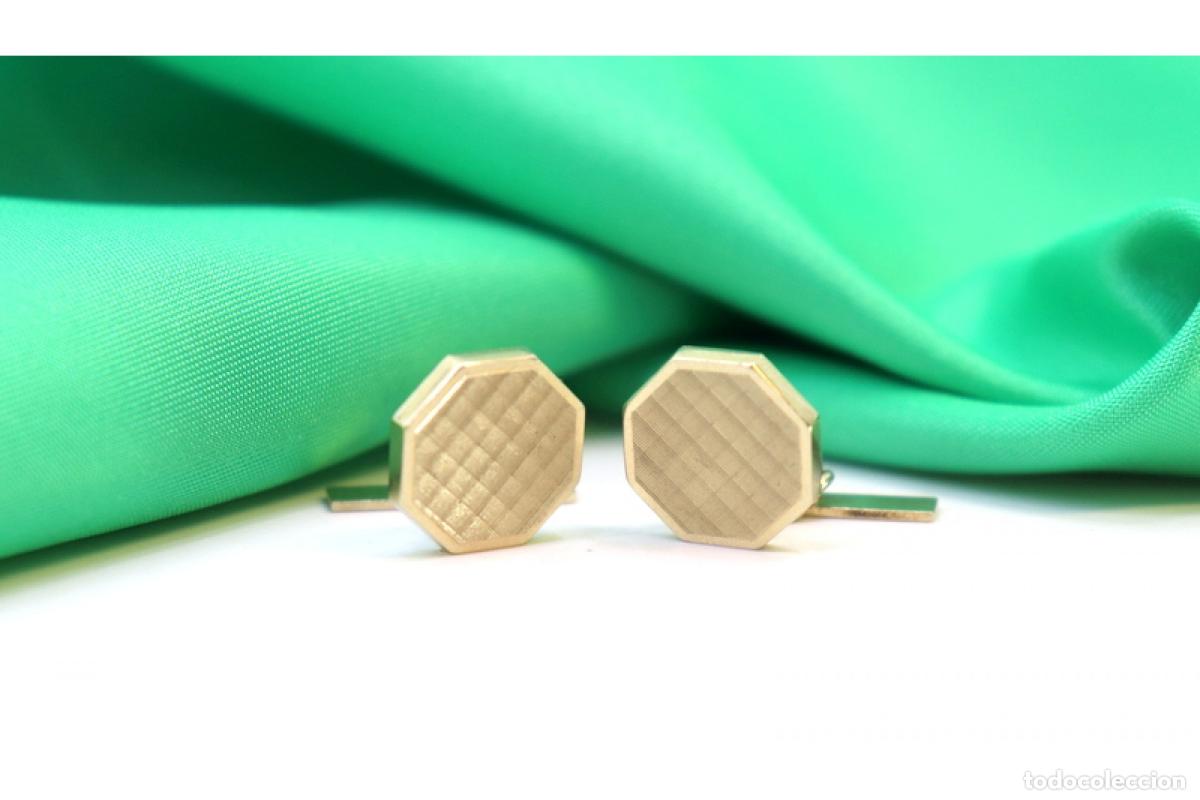 Joyeria: Gemelos de oro de 19,2 quilates - Foto 2