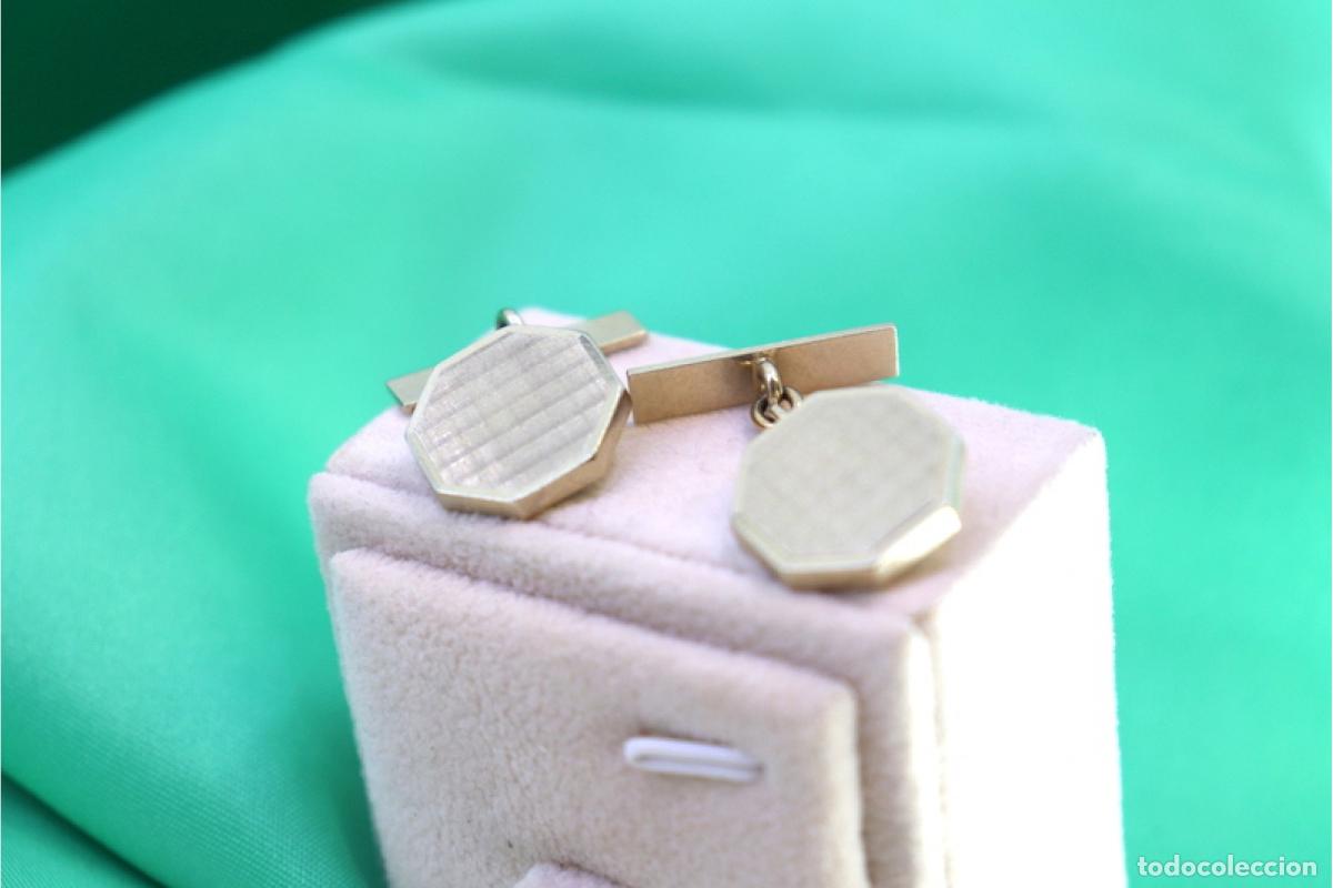 Joyeria: Gemelos de oro de 19,2 quilates - Foto 6