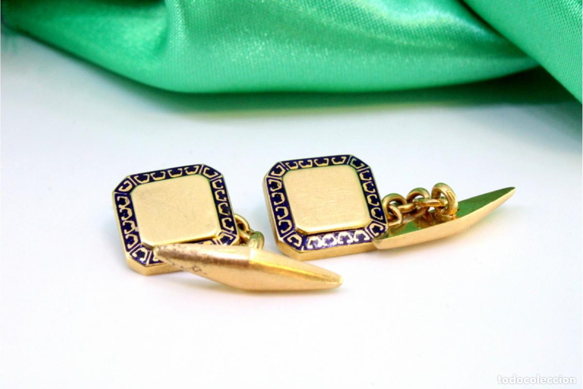 Joyeria: Gemelos de oro de 19,2 quilates - Foto 4