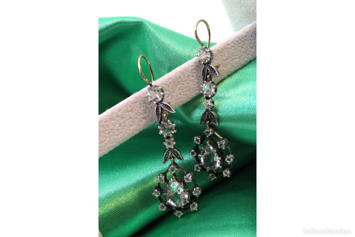Joyeria: Pendientes en oro y plata de 19,2K. - Foto 6