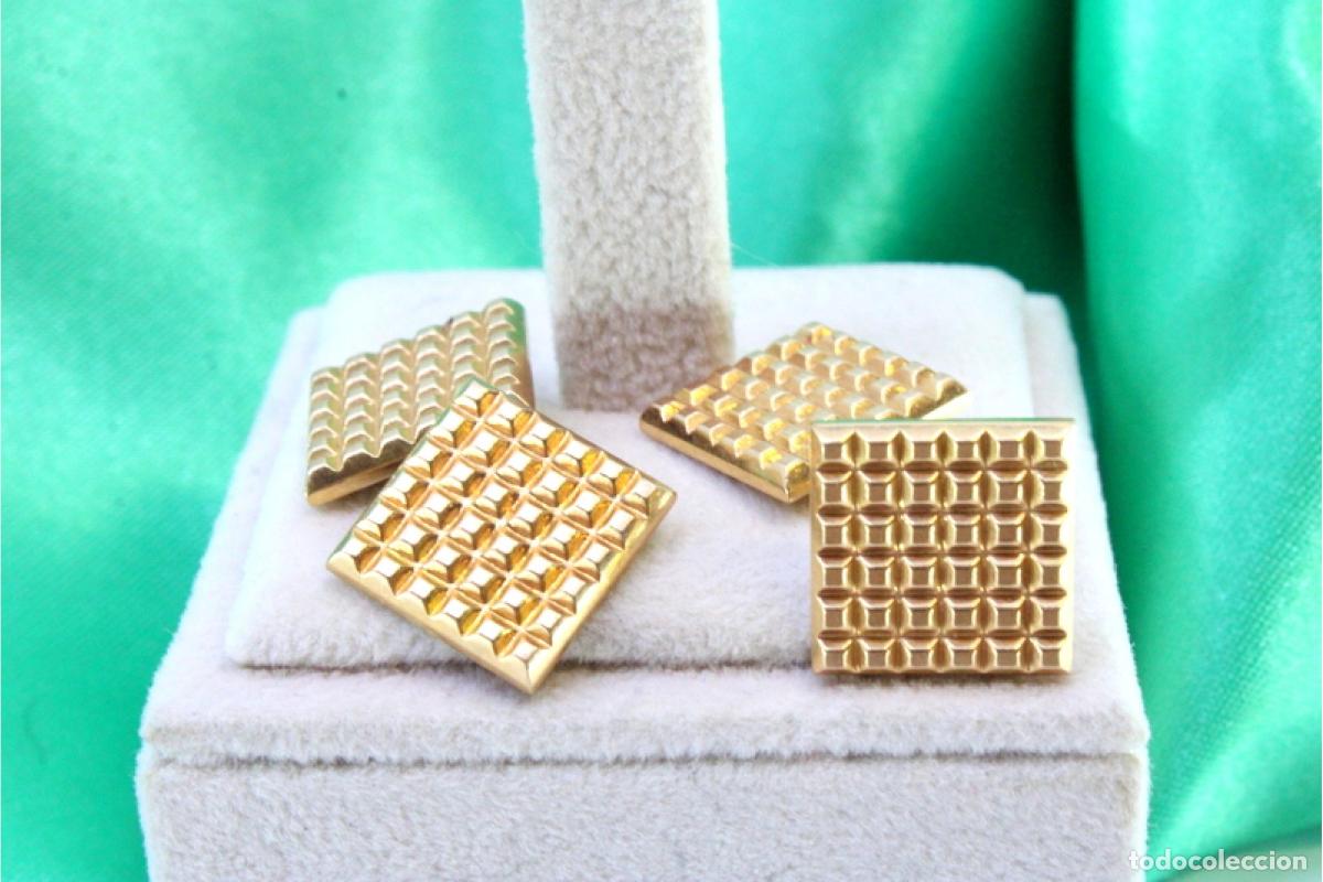 Joyeria: Gemelos de oro de 19,2 quilates - Foto 4