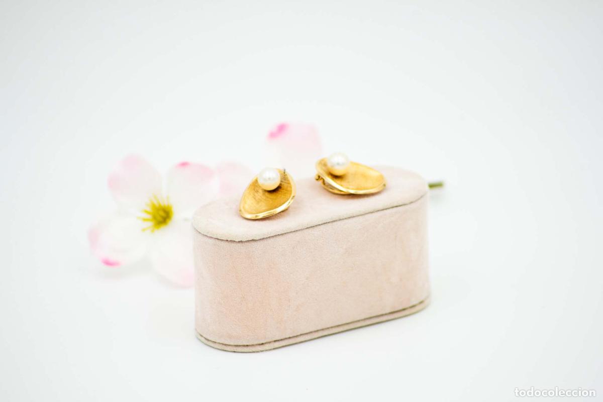 Gioielleria: Pendientes de oro con perlas