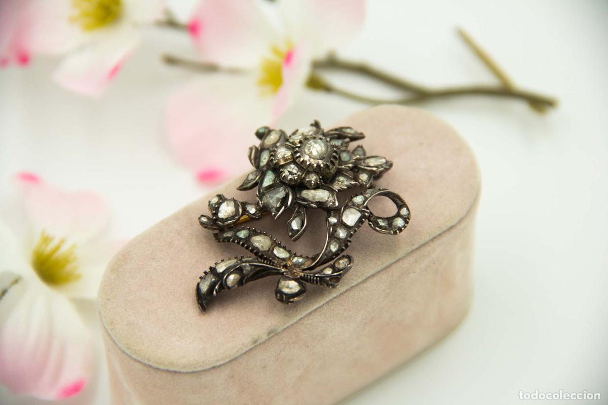 Joyeria: Broche/diadema de plata con diamantes. - Foto 3