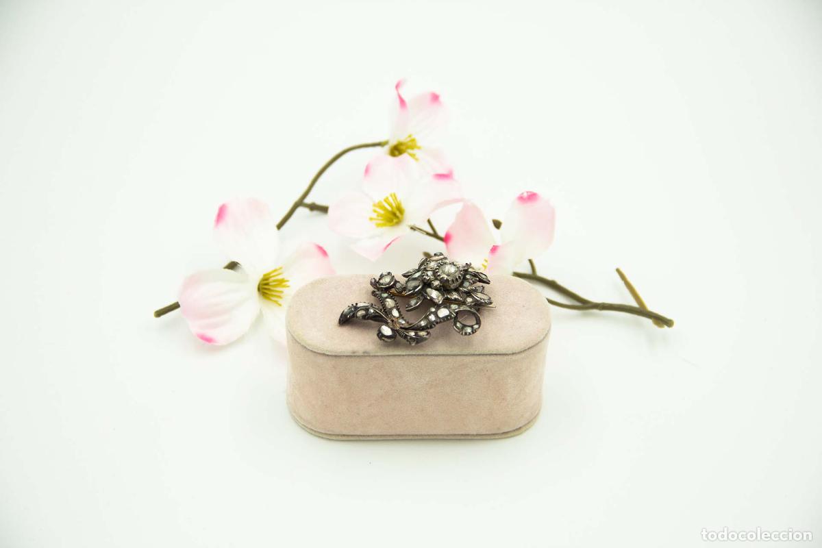 Joyeria: Broche/diadema de plata con diamantes. - Foto 1