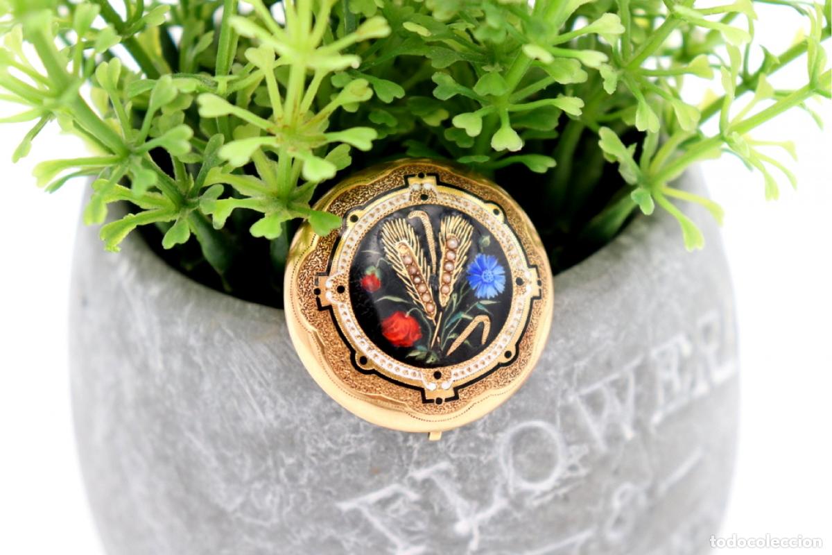 Joyeria: Broche de oro de 18 quilates con perlas - Foto 3