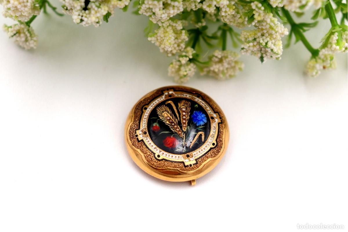 Joyeria: Broche de oro de 18 quilates con perlas - Foto 1