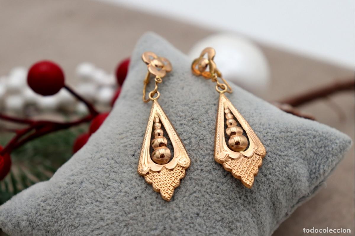 Joyeria: Pendientes en Oro de 19,2K - Foto 4