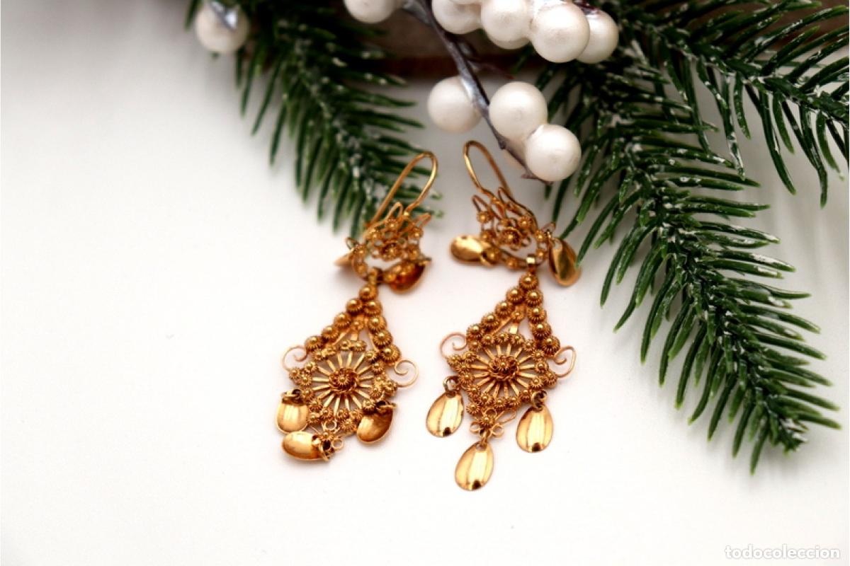 Joyeria: Pendientes en Oro de 19,2K - Foto 5